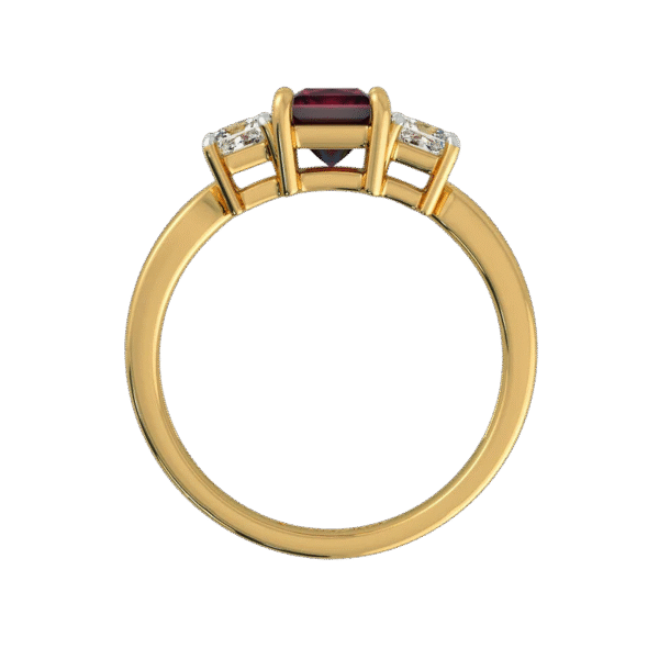 Ferseus Rosalia Ruby Ring for Handmade, Non-Tarnish